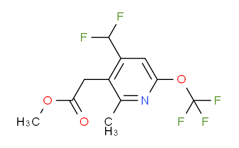Methyl 4-(difluoromethyl)-2-methyl-6-(trifluoromethoxy)pyridine-3-acetate