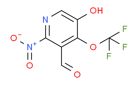 5-Hydroxy-2-nitro-4-(trifluoromethoxy)pyridine-3-carboxaldehyde