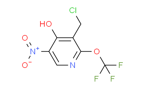 3-(Chloromethyl)-4-hydroxy-5-nitro-2-(trifluoromethoxy)pyridine