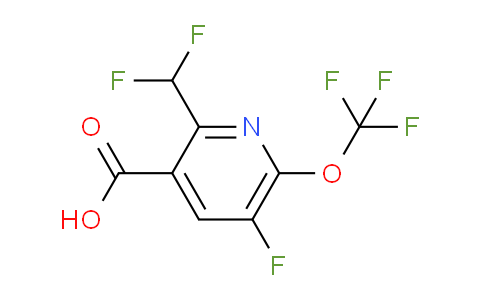 AM212156 | 1806737-90-5 | 2-(Difluoromethyl)-5-fluoro-6-(trifluoromethoxy)pyridine-3-carboxylic acid