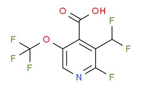 3-(Difluoromethyl)-2-fluoro-5-(trifluoromethoxy)pyridine-4-carboxylic acid