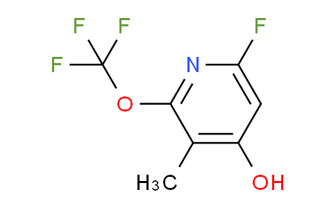 6-Fluoro-4-hydroxy-3-methyl-2-(trifluoromethoxy)pyridine