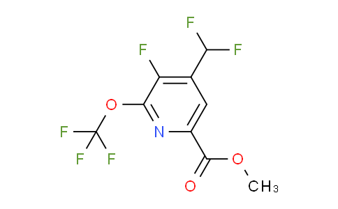 Methyl 4-(difluoromethyl)-3-fluoro-2-(trifluoromethoxy)pyridine-6-carboxylate