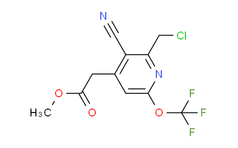 AM212186 | 1804325-35-6 | Methyl 2-(chloromethyl)-3-cyano-6-(trifluoromethoxy)pyridine-4-acetate
