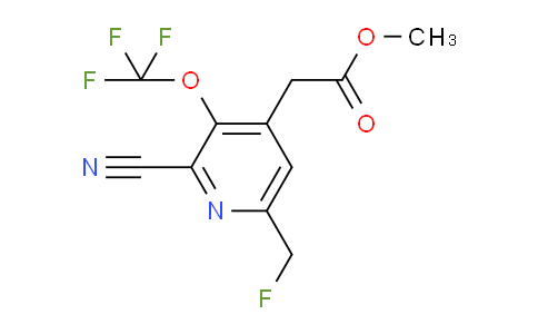 AM212187 | 1804342-07-1 | Methyl 2-cyano-6-(fluoromethyl)-3-(trifluoromethoxy)pyridine-4-acetate