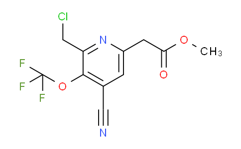 AM212188 | 1804345-66-1 | Methyl 2-(chloromethyl)-4-cyano-3-(trifluoromethoxy)pyridine-6-acetate