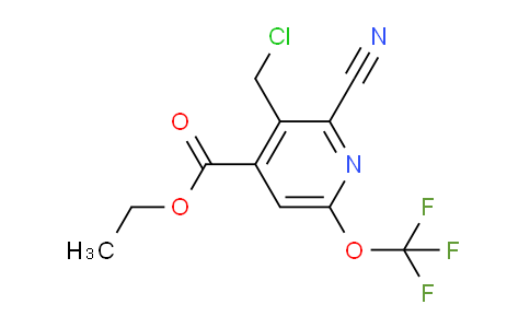 AM212190 | 1803956-12-8 | Ethyl 3-(chloromethyl)-2-cyano-6-(trifluoromethoxy)pyridine-4-carboxylate