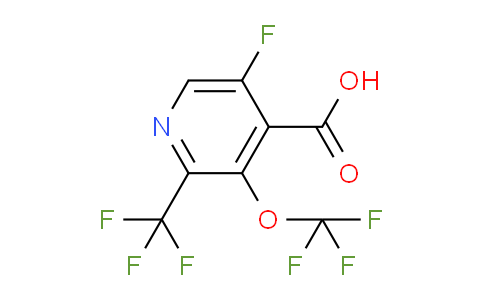 5-Fluoro-3-(trifluoromethoxy)-2-(trifluoromethyl)pyridine-4-carboxylic acid