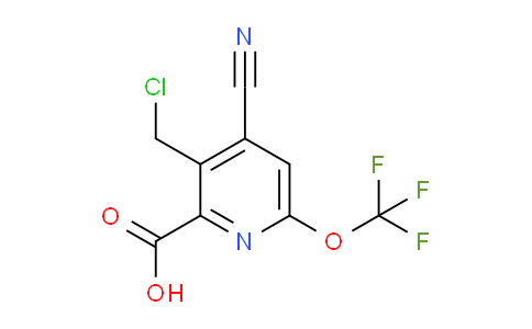 AM212194 | 1804343-80-3 | 3-(Chloromethyl)-4-cyano-6-(trifluoromethoxy)pyridine-2-carboxylic acid