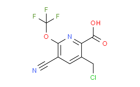 AM212196 | 1804300-25-1 | 3-(Chloromethyl)-5-cyano-6-(trifluoromethoxy)pyridine-2-carboxylic acid