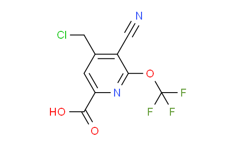 4-(Chloromethyl)-3-cyano-2-(trifluoromethoxy)pyridine-6-carboxylic acid