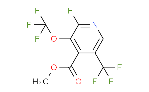 Methyl 2-fluoro-3-(trifluoromethoxy)-5-(trifluoromethyl)pyridine-4-carboxylate