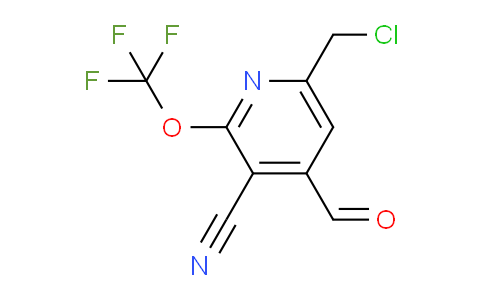 6-(Chloromethyl)-3-cyano-2-(trifluoromethoxy)pyridine-4-carboxaldehyde