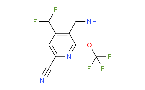 AM212206 | 1804816-40-7 | 3-(Aminomethyl)-6-cyano-4-(difluoromethyl)-2-(trifluoromethoxy)pyridine