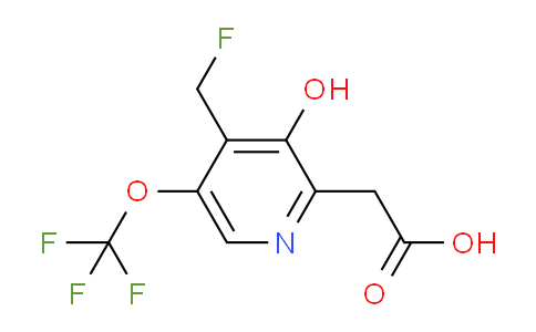 4-(Fluoromethyl)-3-hydroxy-5-(trifluoromethoxy)pyridine-2-acetic acid