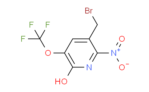 3-(Bromomethyl)-6-hydroxy-2-nitro-5-(trifluoromethoxy)pyridine
