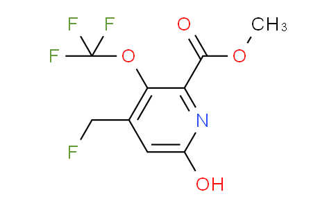 Methyl 4-(fluoromethyl)-6-hydroxy-3-(trifluoromethoxy)pyridine-2-carboxylate