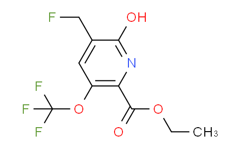 AM212261 | 1804725-54-9 | Ethyl 3-(fluoromethyl)-2-hydroxy-5-(trifluoromethoxy)pyridine-6-carboxylate