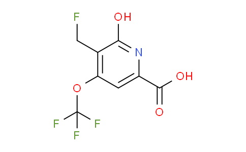 3-(Fluoromethyl)-2-hydroxy-4-(trifluoromethoxy)pyridine-6-carboxylic acid