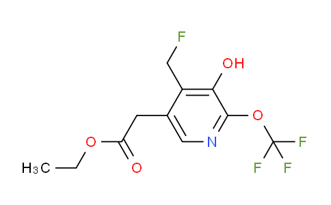 AM212274 | 1804476-92-3 | Ethyl 4-(fluoromethyl)-3-hydroxy-2-(trifluoromethoxy)pyridine-5-acetate
