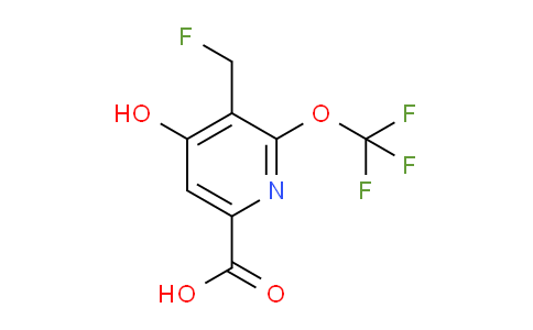 3-(Fluoromethyl)-4-hydroxy-2-(trifluoromethoxy)pyridine-6-carboxylic acid