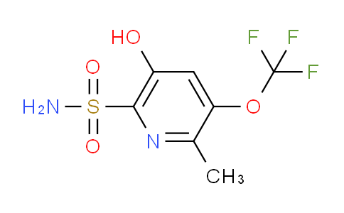 5-Hydroxy-2-methyl-3-(trifluoromethoxy)pyridine-6-sulfonamide