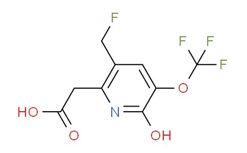 AM212283 | 1804346-55-1 | 5-(Fluoromethyl)-2-hydroxy-3-(trifluoromethoxy)pyridine-6-acetic acid