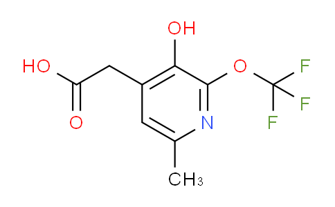 3-Hydroxy-6-methyl-2-(trifluoromethoxy)pyridine-4-acetic acid