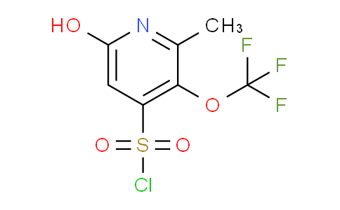 6-Hydroxy-2-methyl-3-(trifluoromethoxy)pyridine-4-sulfonyl chloride