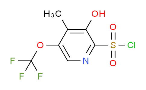 AM212290 | 1804621-17-7 | 3-Hydroxy-4-methyl-5-(trifluoromethoxy)pyridine-2-sulfonyl chloride