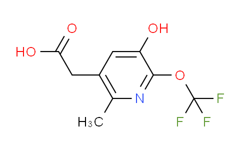 AM212308 | 1804772-96-0 | 3-Hydroxy-6-methyl-2-(trifluoromethoxy)pyridine-5-acetic acid