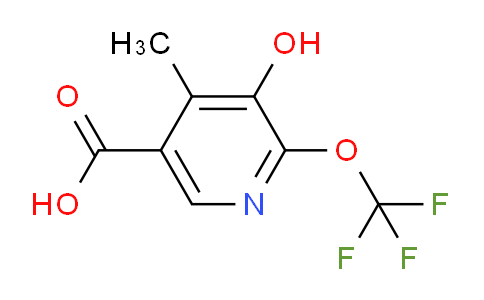 AM212311 | 1804814-77-4 | 3-Hydroxy-4-methyl-2-(trifluoromethoxy)pyridine-5-carboxylic acid