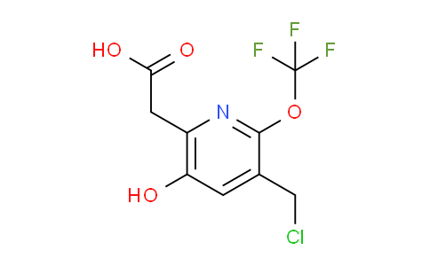 AM212353 | 1804724-59-1 | 3-(Chloromethyl)-5-hydroxy-2-(trifluoromethoxy)pyridine-6-acetic acid