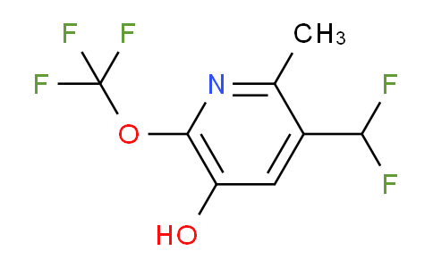 3-(Difluoromethyl)-5-hydroxy-2-methyl-6-(trifluoromethoxy)pyridine