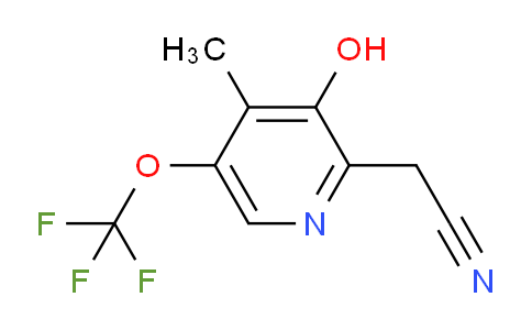 3-Hydroxy-4-methyl-5-(trifluoromethoxy)pyridine-2-acetonitrile