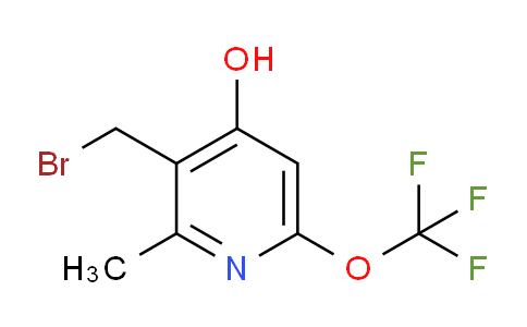 3-(Bromomethyl)-4-hydroxy-2-methyl-6-(trifluoromethoxy)pyridine
