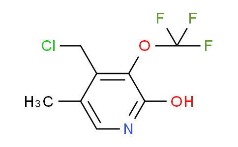 4-(Chloromethyl)-2-hydroxy-5-methyl-3-(trifluoromethoxy)pyridine