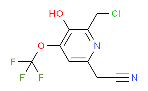 AM212405 | 1806739-42-3 | 2-(Chloromethyl)-3-hydroxy-4-(trifluoromethoxy)pyridine-6-acetonitrile