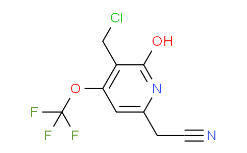 AM212411 | 1804825-44-2 | 3-(Chloromethyl)-2-hydroxy-4-(trifluoromethoxy)pyridine-6-acetonitrile