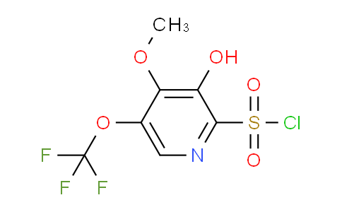 AM212429 | 1804759-07-6 | 3-Hydroxy-4-methoxy-5-(trifluoromethoxy)pyridine-2-sulfonyl chloride