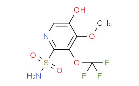5-Hydroxy-4-methoxy-3-(trifluoromethoxy)pyridine-2-sulfonamide