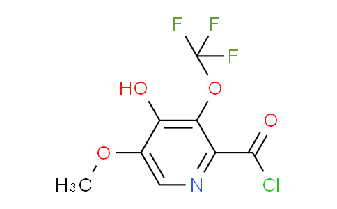 4-Hydroxy-5-methoxy-3-(trifluoromethoxy)pyridine-2-carbonyl chloride