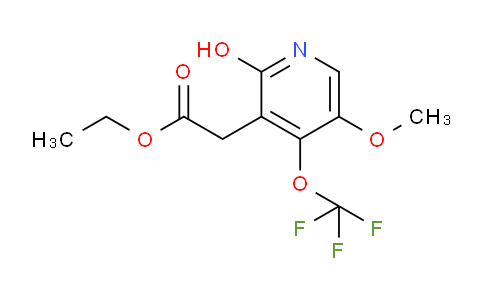 Ethyl 2-hydroxy-5-methoxy-4-(trifluoromethoxy)pyridine-3-acetate