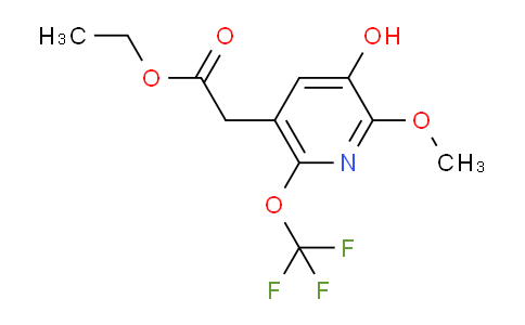 Ethyl 3-hydroxy-2-methoxy-6-(trifluoromethoxy)pyridine-5-acetate