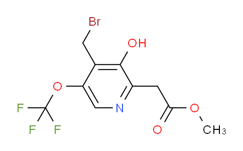 AM212477 | 1804829-51-3 | Methyl 4-(bromomethyl)-3-hydroxy-5-(trifluoromethoxy)pyridine-2-acetate