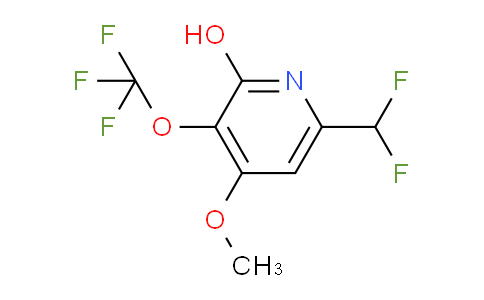 6-(Difluoromethyl)-2-hydroxy-4-methoxy-3-(trifluoromethoxy)pyridine