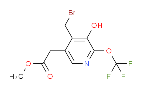 Methyl 4-(bromomethyl)-3-hydroxy-2-(trifluoromethoxy)pyridine-5-acetate