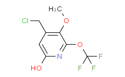 4-(Chloromethyl)-6-hydroxy-3-methoxy-2-(trifluoromethoxy)pyridine