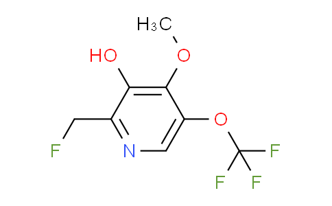 2-(Fluoromethyl)-3-hydroxy-4-methoxy-5-(trifluoromethoxy)pyridine