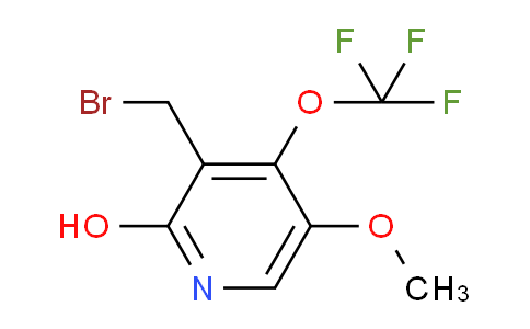 3-(Bromomethyl)-2-hydroxy-5-methoxy-4-(trifluoromethoxy)pyridine